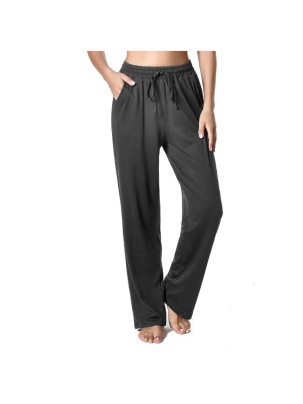 Women's Yoga Sweatpants with Pockets Drawstring Loose Lounge Pants
